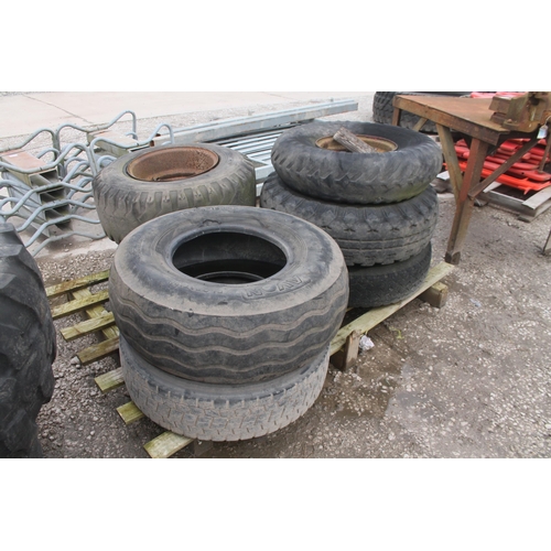 1048 - 7 WHEELS AND TYRES  NO VAT