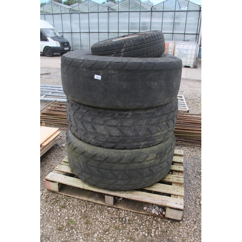 1056 - 4 WHEELS AND 1 TYRE  NO VAT