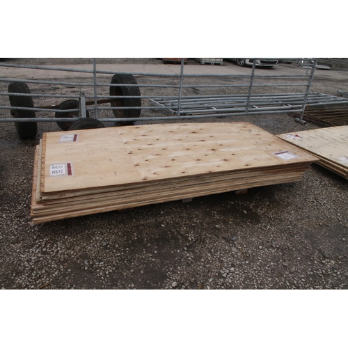 1058 - 20 SHEETS OF PLYWOOD 8 X 4  NO VAT