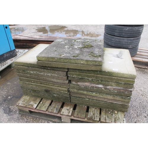 1075 - 20 CONCRETE FLAGS  + VAT