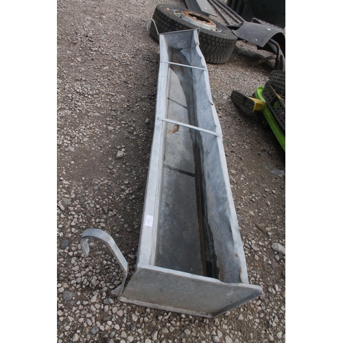 1097 - GI TWISTED TROUGH 8 FT  NO VAT