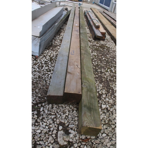 1135 - 6 TIMBERS 4 X 3  NO VAT