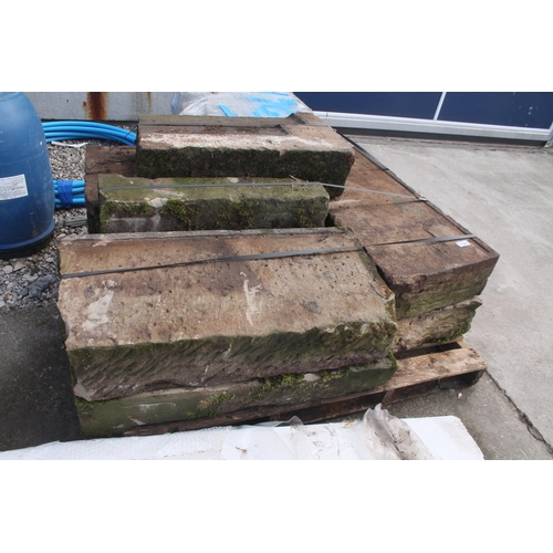 1141 - PALLET OF YORK STONE  NO VAT