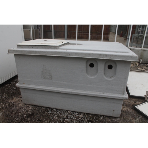 1155 - FIBRE GLASS WATER TANK  NO VAT