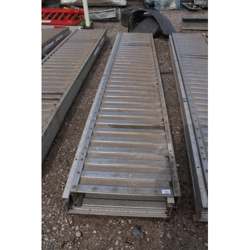 1165 - 2 ALUMINIUM SPANNDECK PLATFORMS 12’ x2’  NO VAT