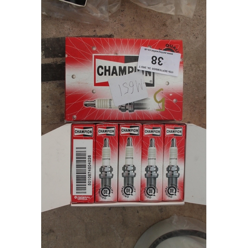 38 - NEW LAND ROVER 20 SPARK PLUGS RC8YCC NO VAT