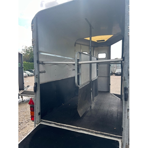 211 - IFOR WILLIAMS 510 HORSE TRAILER MAROON NEW FLOOR NEW FRONT RAMP NO VAT