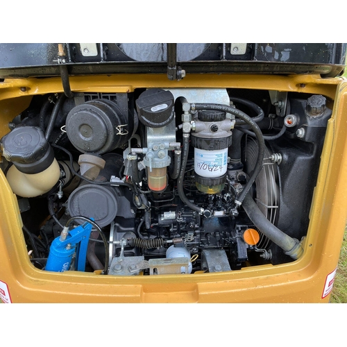 202 - CATERPILLAR 301.7D 1900 HOURS. FULL SERVICE 19.06.24 INC. OILS FILTERS ENGINE & HYDRAULICS.YANMAR DI... 