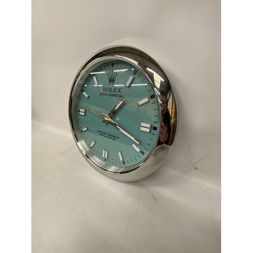 39 - A DEALERS WALL CLOCK