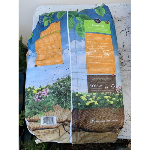 38 - FIVE LARGE BAGS OF SOIL IMPROVER - HIGH IN ORGANIC MATERIAL 50 LTRS NO VAT TO BE SOLD FOR THE FIVE