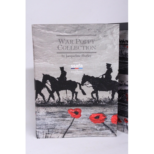 342 - A UK WAR POPPY COLLECTION REMEMBRANCE DAY FOR HEROES