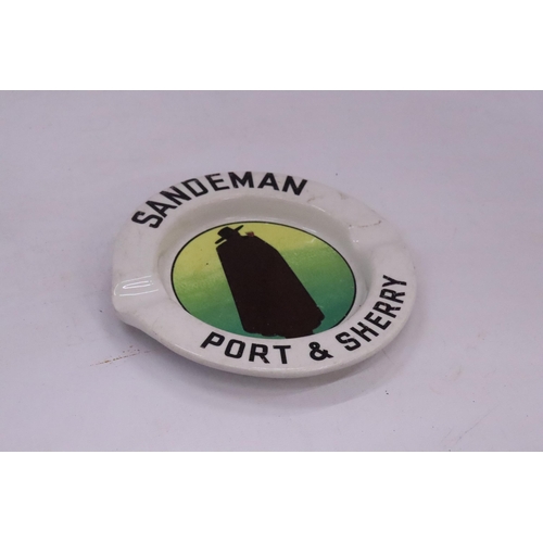 128 - A ROYAL DOULTON (FIRST) SANDEMAN PORT AND SHERRY ASHTRAY