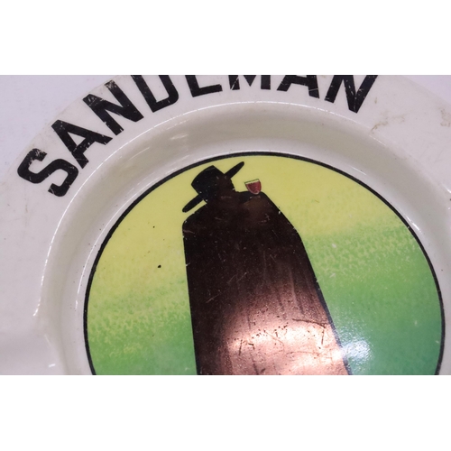 128 - A ROYAL DOULTON (FIRST) SANDEMAN PORT AND SHERRY ASHTRAY