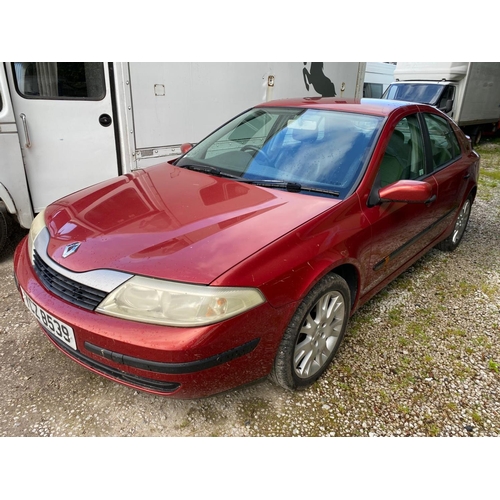 161 - RED RENAULT LAGUNA EXTREME 16V YCZ8539 5 DOORS MANUAL PETROL MILEAGE 63,000 REGISTERED 30 SEPT 2004 ... 