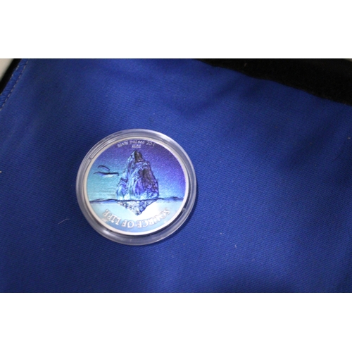 404 - A LIMITED EDITION SOURCE OF LIFE 1 OZ .999 SILVER COIN 0440/2000 IN A PRESENTATION BOX WITH CERTIFIC... 