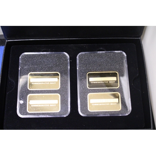 407 - A LIMITED EDITION DECIMALISATION 50TH ANNIVERSARY PROOF SET, GOLD PLATED BRASS 350/995 IN A PRESENTA... 