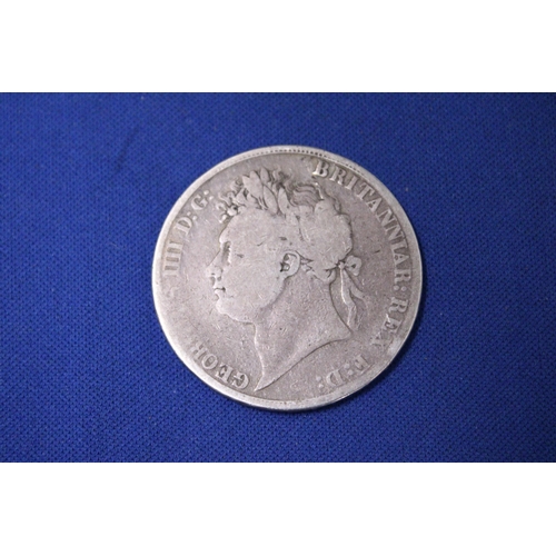 419 - AN 1821 SILVER CROWN