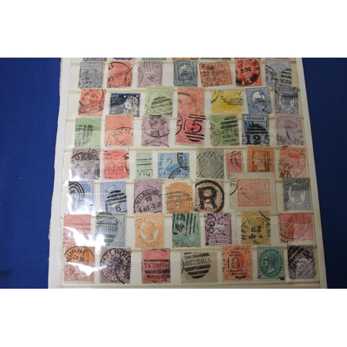 430 - A PAGE OF AUSTRALIAN STATE STAMPS