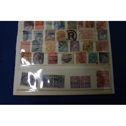 430 - A PAGE OF AUSTRALIAN STATE STAMPS