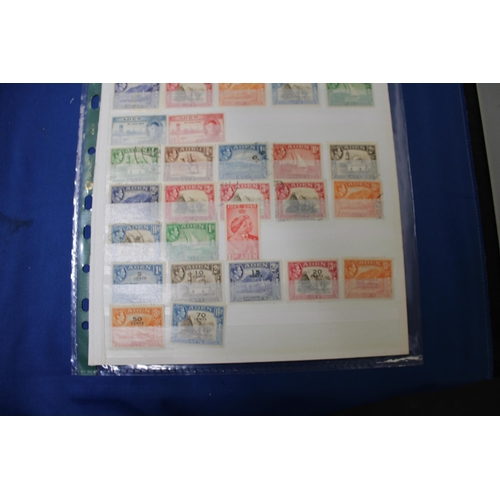 442 - TWO PAGES OF ADEN STAMPS