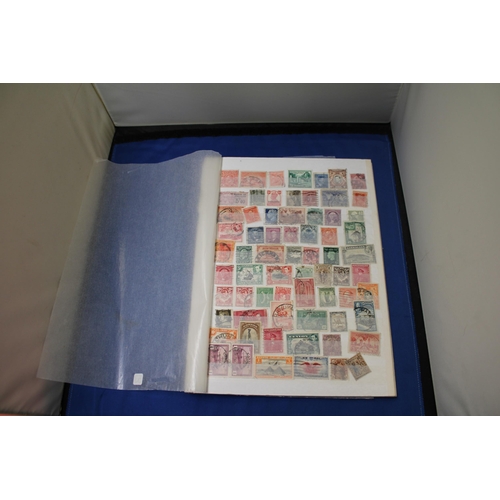 445 - A STOCK ALBUM OF MIXED WORLD STAMPS