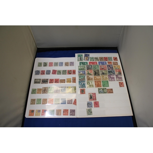 447 - TWO PAGES OF MALTA STAMPS