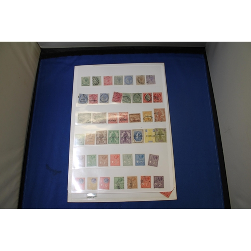 447 - TWO PAGES OF MALTA STAMPS