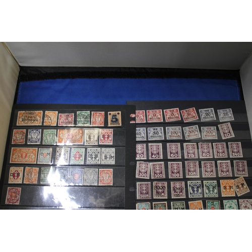 449 - TWO PAGES OF DANZIG STAMPS