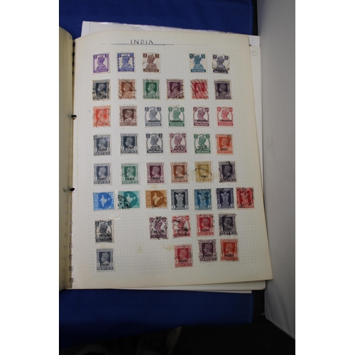 452 - SIX SHEETS OF INDIA STAMP