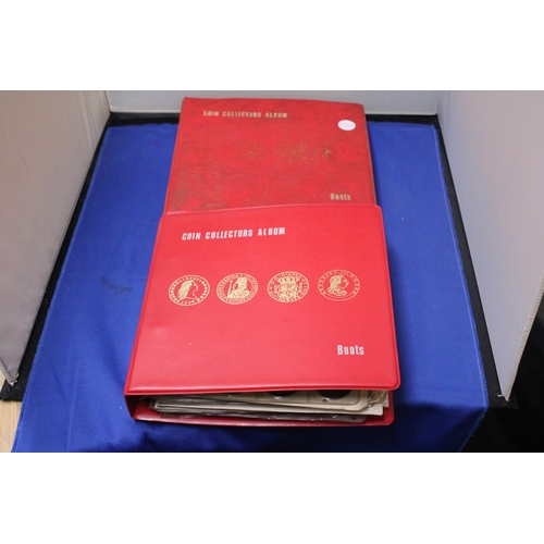 462 - TWO ALBUMS CONTAINING DECIMAL AND PRE DECIMAL COINS