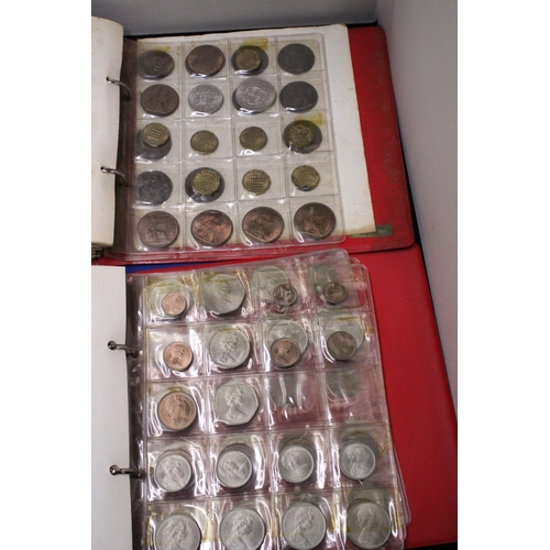 462 - TWO ALBUMS CONTAINING DECIMAL AND PRE DECIMAL COINS