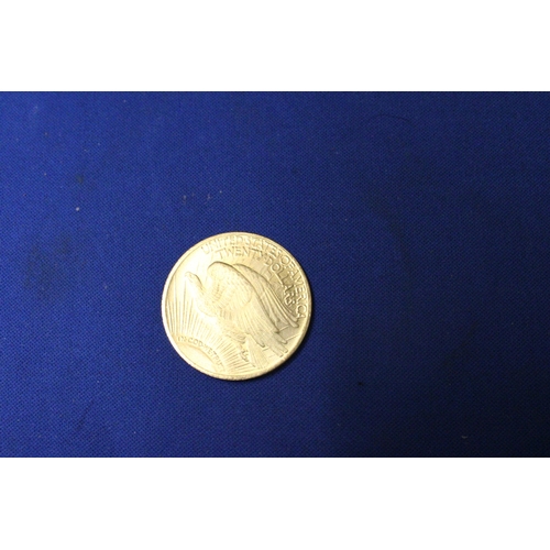 469 - A 1933 TWENTY DOLLAR ST GAUDENS DOUBLE EAGLE REPLICA COIN