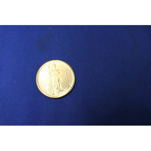 469 - A 1933 TWENTY DOLLAR ST GAUDENS DOUBLE EAGLE REPLICA COIN