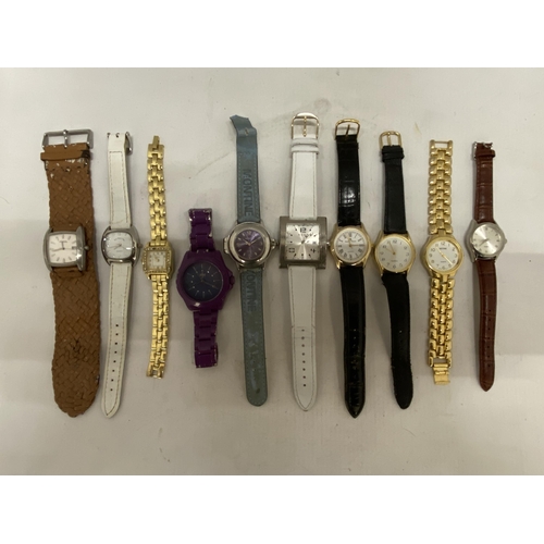 166 - A COLLECTION OF 53 VINTAGE WATCHES TOINCLUDE FOSSIL ETC