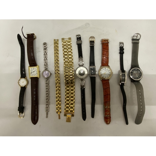 166 - A COLLECTION OF 53 VINTAGE WATCHES TOINCLUDE FOSSIL ETC