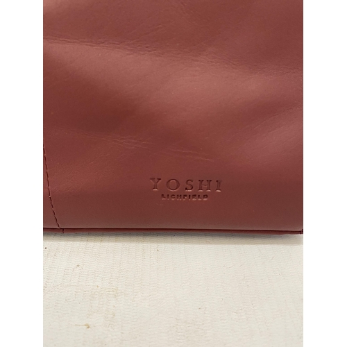 183 - A GENUINE AS NEW WITH TAGS, RASPBERRY COLOURED 'YOSHI', LICHFIELD, HARVILLE GRAB BAG