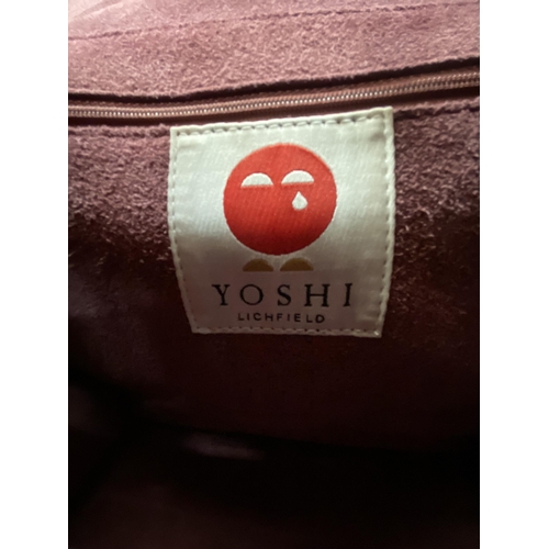 183 - A GENUINE AS NEW WITH TAGS, RASPBERRY COLOURED 'YOSHI', LICHFIELD, HARVILLE GRAB BAG