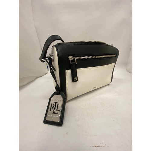 194 - A GENUINE, AS NEW, RALPH LAUREN SHOULDER BAG