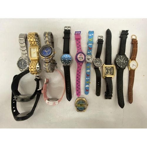 207 - FOURTEEN WRISTWATCHES TO INCLUDE ACCURIST, SEIKO, ETC