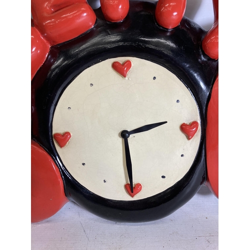 38 - A RARE VINTAGE BETTY BOOP WALL CLOCK