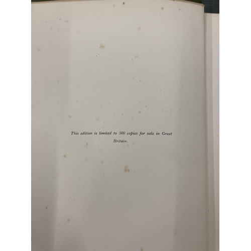 54 - TWO BOOKS TO INCLUDE THE ANALYSIS OF THE HUNTING FIELD DATED 1903 BEING A LIMITED COPY OF 500 TOGETH... 