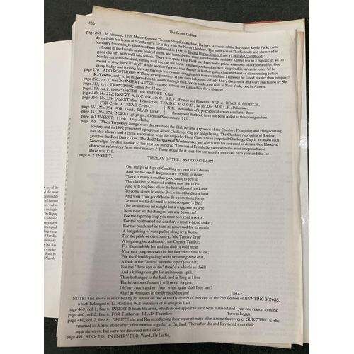 54 - TWO BOOKS TO INCLUDE THE ANALYSIS OF THE HUNTING FIELD DATED 1903 BEING A LIMITED COPY OF 500 TOGETH... 