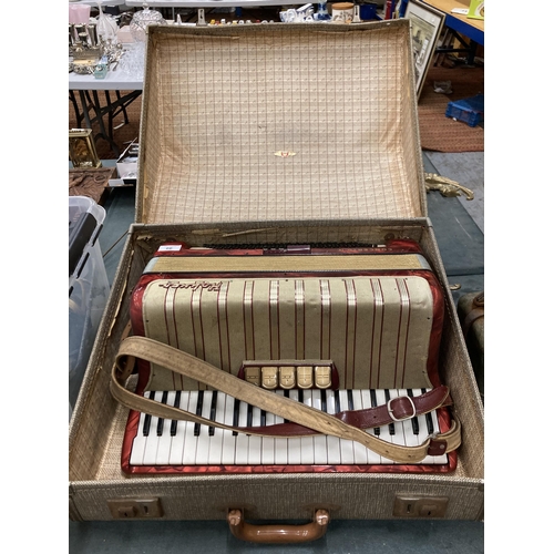 66 - A HOHNER CONCERTO IV ACCORDION IN ORIGINAL CASE