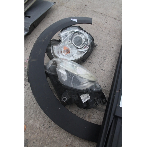 360 - MINI COOPER SILLS & HEADLIGHTS - NO VAT