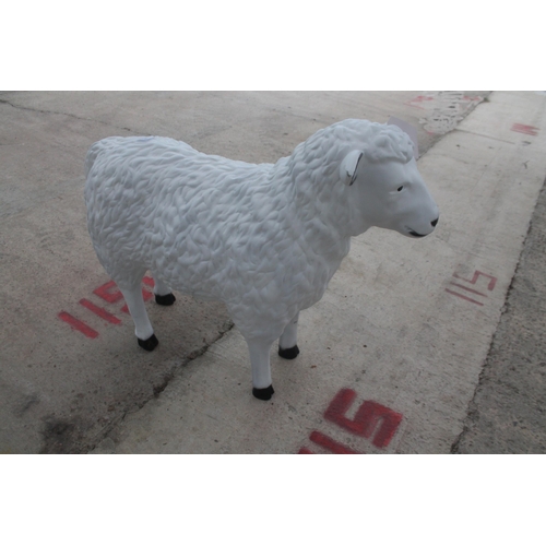 402 - SHEEP GARDEN STATUE  NO VAT