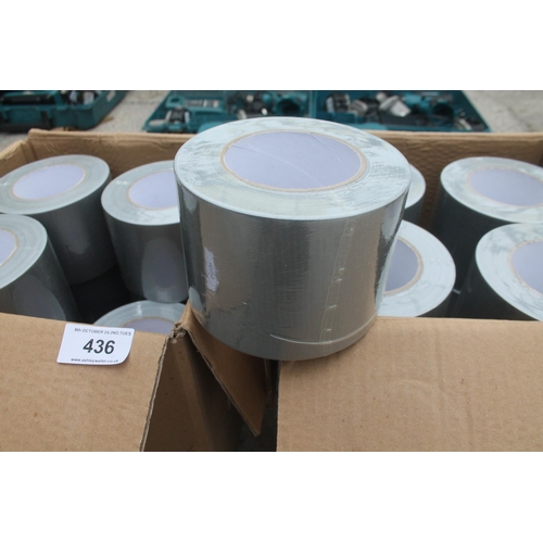 436 - 24 ROLLS OF GAFFER TAPE  + VAT