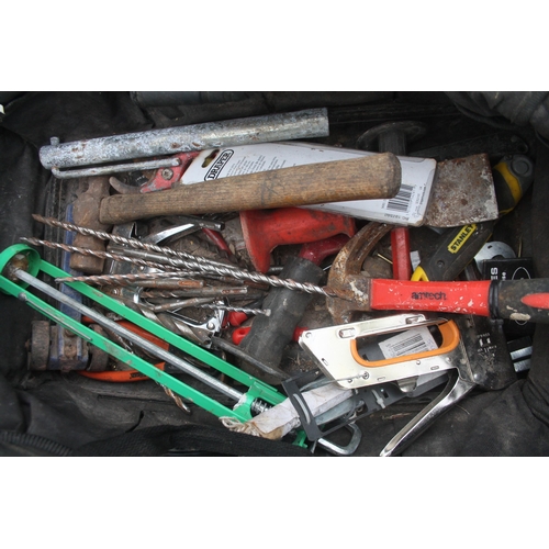 493 - LARGE BAG OF TOOLS  NO VAT