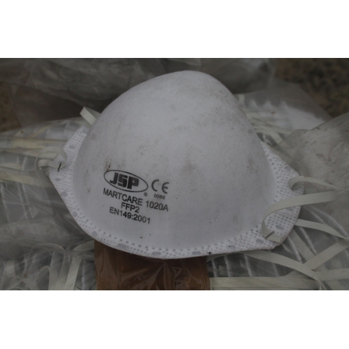 544 - 100 JSP FFP2 DUST MASKS IN GOOD ORDER  NO VAT