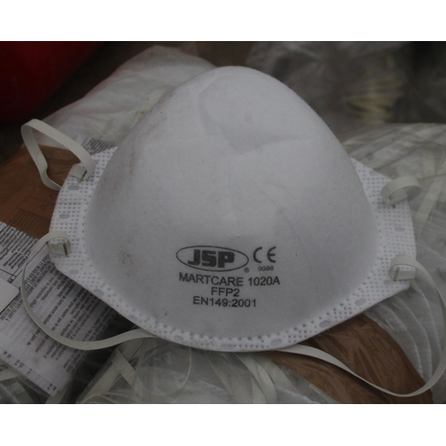 545 - 100 JSP FFP2 DUST MASKS IN GOOD ORDER  NO VAT