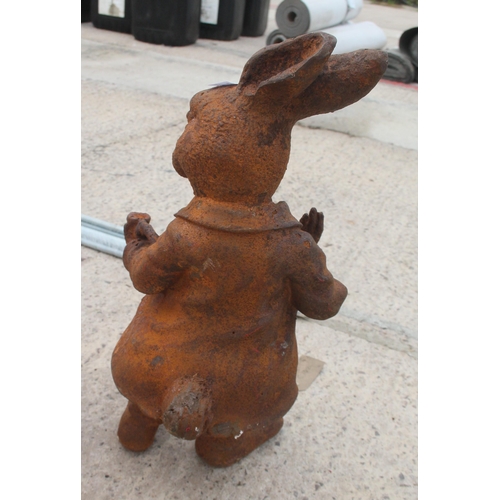 614 - PETER RABBIT STATUE + VAT